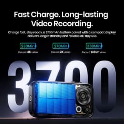 Fossibot F116 pro 5G Rugged Smartphone 12GB RAM 256GB Storage 152.6° Wide-Angle Mini Camera 4-inch Display 3700mAh Battery