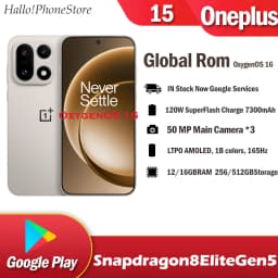 NEW Global Rom OnePlus 15 Phone 5G Snapdragon 8 Elite Gen 5 6.78 165Hz AMOLED 7300mAh 120W SUPERVOOC NFC OTA 50MP OxygenOS 16