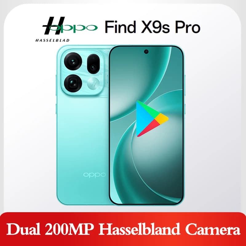 OPPO Find X9s PRO 5G Dimensity 9500 Double 200MP Camera 6.32 LTPO AMOLED 144HZ Google Play ColorOS16 80W NFC Original NEW