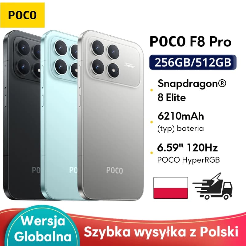 Global Version Poco F8 Pro Smartphone 120Hz Display Snapdragon 8 Elite 50Mp Triple Camera with Ois 6.59'' Amoled Display