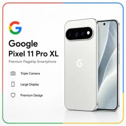 Google Pixel 11 Pro XL 5G Phone Tensor G6 6.8" Super Actua Display Up to 16GB RAM 256GB/512GB/1TB Android 17