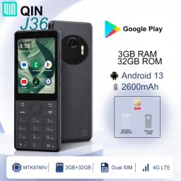 QIN J36 4G Keypad Smartphone Duoqin Dual SIM Touch Screen Android 13 MTK8766V 2.8 Inch 3GB 32GB Google Play 2600mAh Camera