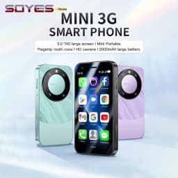 F8 Pro Max SOYES 3G Mini Smartphone 3.0inch IPS MTK 1GB RAM 16GB ROM Dual SIM Bluetooth WIFI Type-C WCDMA Android Mobile Phone
