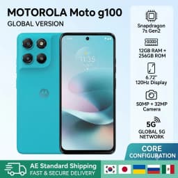 Global Rom Lenovo Motorola G100 Snapdragon 7s Gen2 LPDDR4X 6.72inch 2400*1080 LCD Screen 120HZ TypeC 30W Charging 2.4GHz Phone