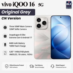 ViVO iQOO 16 Phone 5G Snapdragon 8 Elite Extreme Gen 6 6.85‘ AMOLED 165HZ 50MP 100W Charger 8400mAh OriginOS7 GooglePlay iQOO16