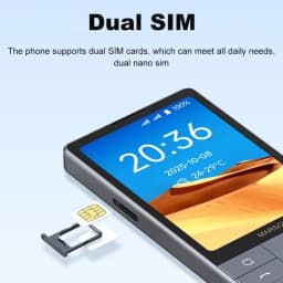 QIN F25 Google Play 3.54 Inch 6GB RAM+128GB ROM Mobile Phone 2700mAh Russian Hebrew Arabic Keyboard 4G LTE Smartphone Android 14