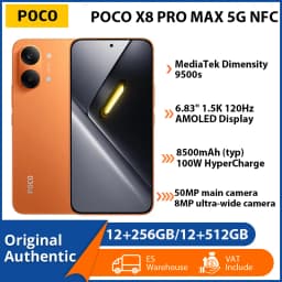 POCO X8 Pro MAX 5G Orange Color Special 12GB 256GB 512GB NFC Smartphone 8500mAh Battery 50MP OIS Camera
