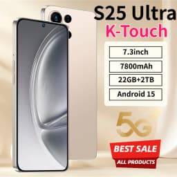 K-Touch Hot S25 Ultra 7800mAh Smartphone 22GB+2TB Cell Phone 7.3inch Mobile Phones 5G Dual SIM Android 15 Unlocked 16MP+48MP Cellphones