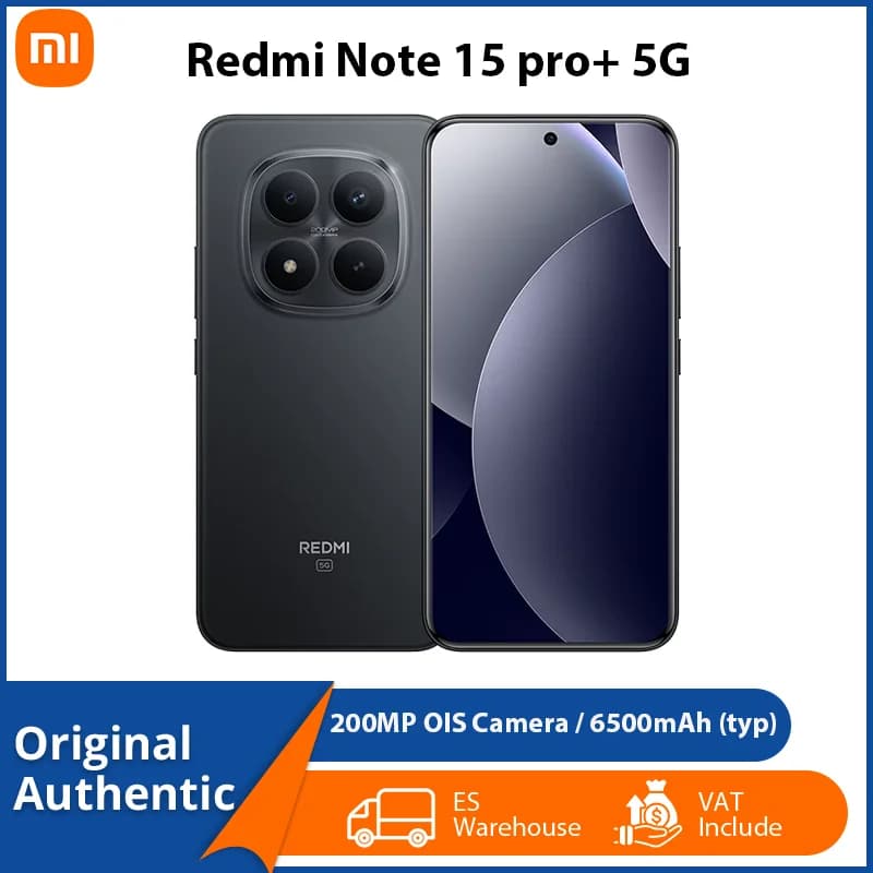 Original Xiaomi Redmi Note 15 Pro+ 5G NFC Note 15 Pro Plus 6.83'' AMOLED Display Snapdragon 7S Gen 4 200MP Camera