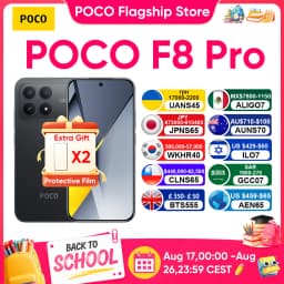 Original POCO F8 Pro Global Version 5G Smartphone Snapdragon 8 Elite 6.59" AMOLED Display 50MP 6210mAh Battery 100W HyperCharge