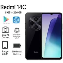 2026 New REDMI 14C Smartphone: Features a 5160mAh High-Capacity Battery, a 120Hz Display, and a 50MP + 13MP Dual-Camera Setup