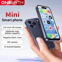 ONEMYTH A18 Pro Mini Smartphone Quad Core 2GB RAM 16GB ROM LTE 4G Dual SIM Type-C Android CellPhone Face Unlock