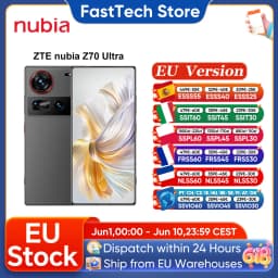 Global Version Nubia Z70 Ultra Smartphone 5G 6.85'' 144Hz Full Display Camera 6150mAh Battery IP68 Waterproof NFC