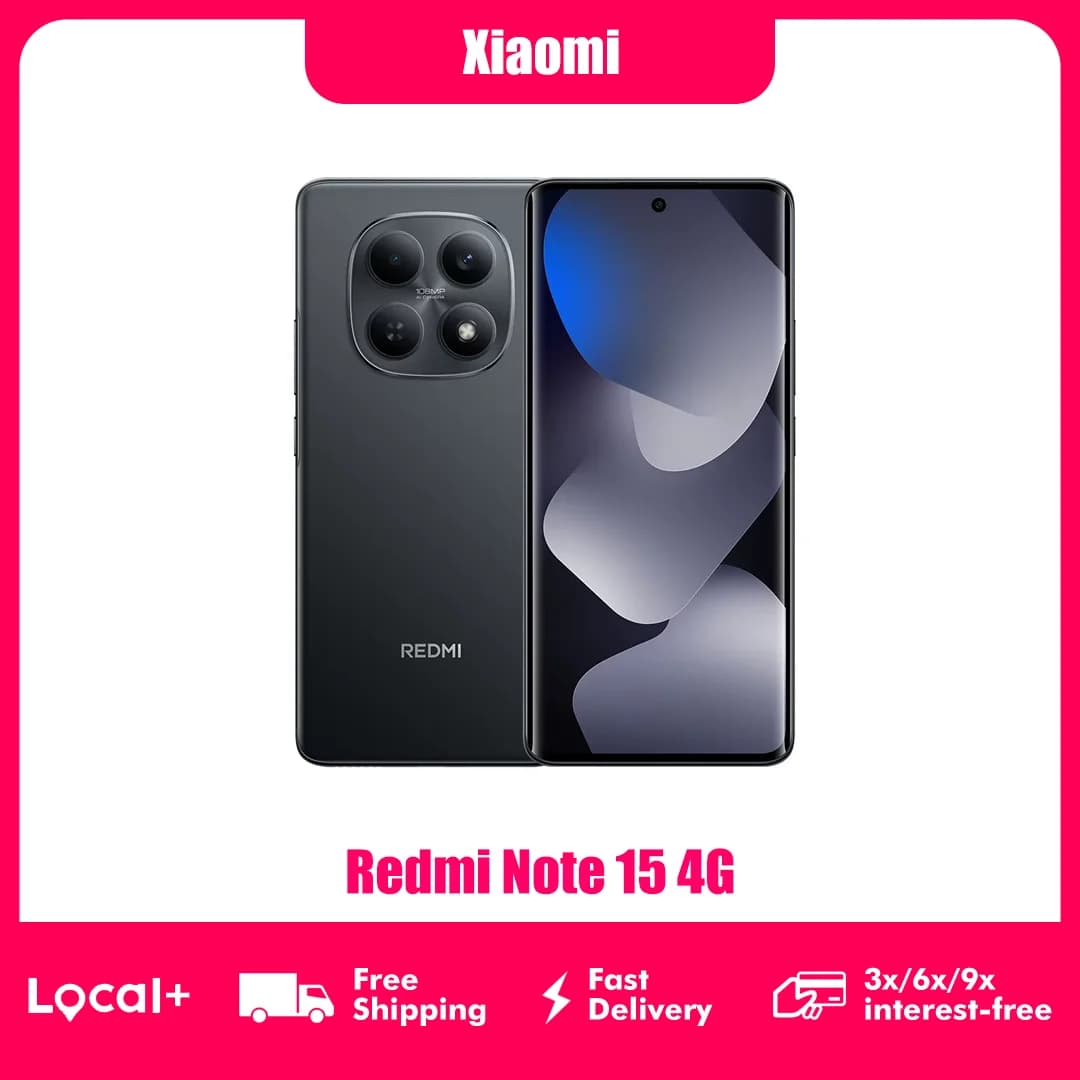 Xiaomi Redmi Note 15 4g Nfc Global Version 6.77 " Amoled Mediatek Helio G100 Ultra 108Mp Camera Ip66