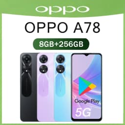 OPPO A78 6.56" Screen 5G LTE Smartphone 8GB+256GB 50MP AI Camera 5000mAh Big Battery 2026 Newest Dual SIM Android Mobile Phone