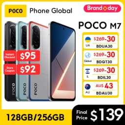 POCO M7 Global Version Snapdragon 685 Smartphone 6.9" 144Hz FHD+ DotDisplay 50MP Camera 7000mAh Battery 33W Fast Charging NFC