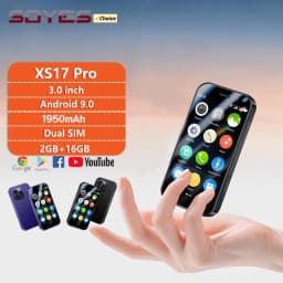 SOYES XS17 Pro 3G Smartphone 3.0inch MTK Quad Core 2GB RAM 16GB ROM Dual SIM 5MP 1950mAh Android Mini Cellphone Face Recognition