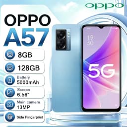 2026 NEW OPPO A57 5G 6.56" 90Hz Screen Large Storage Smartphone 8+128GB 13MP AI Camera 5000mAh Big Battery Type-C Dual SIM Phone