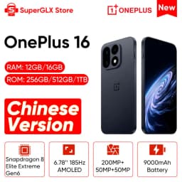 Chinese Version OnePlus 16 6.78"185Hz AMOLED 5G Smartphone Snapdragon 8 Elite Extreme Gen6 9000mAh Battery 100W SUPERVOOC NFC