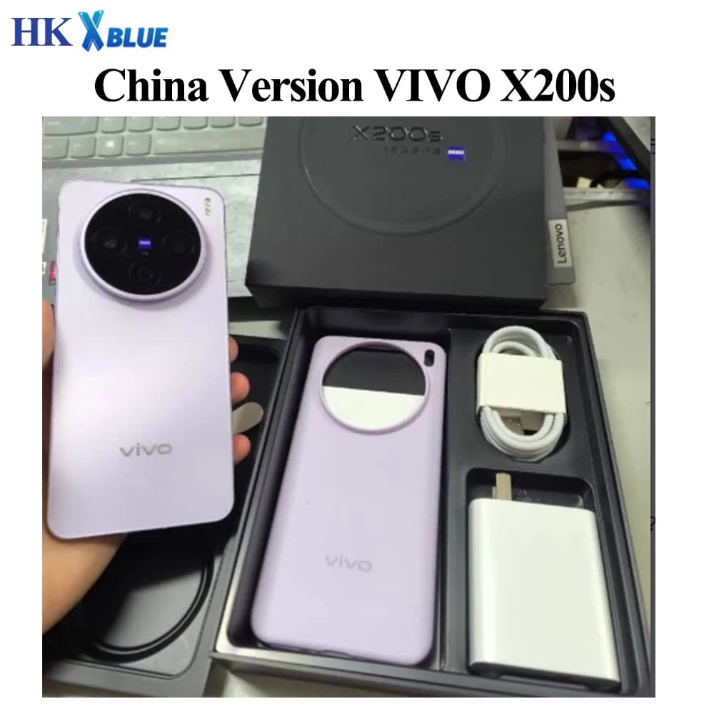 VIVO X200s Original 50MP Dimensity 9400+ 6.67Inch AMOLED 120Hz Battery 6200mAh 90W SuperVOOC 40W Wireless NFC OTA Update