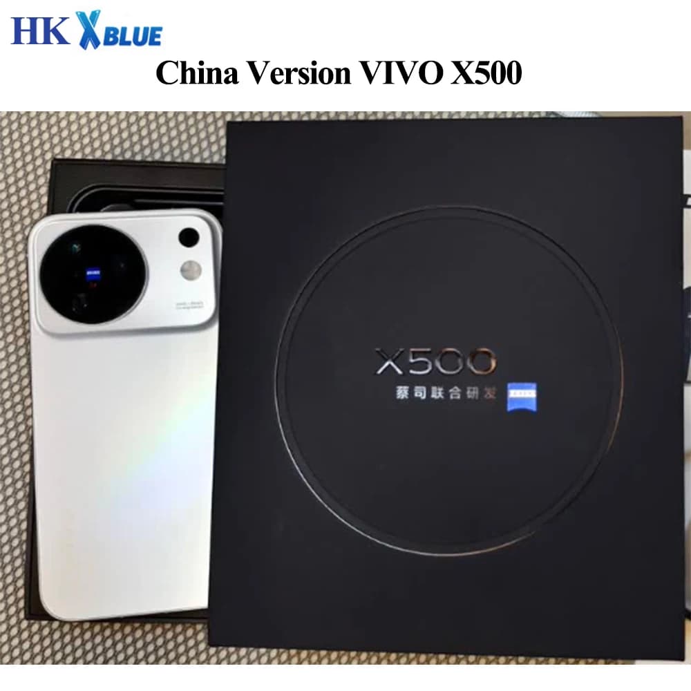 Vivo X500 Original China Version 7500mAh 90W SuperVOOC 40W Wireless Dimensity 9600M NFC 50MP OIS 6.59 Inch AMOLED Origin OS 7