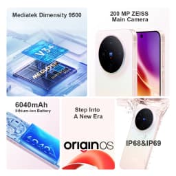 Vivo X300 5G Smartphones MediaTek Dimensity 9500 6.31' 120Hz 200MP OIS 6040mAh 90W SuperCharge Support NFC OTA