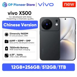 vivo X500 Chinese Version 5G Smartphone MediaTek Dimensity 9600M 6.59'' 144Hz AMOLED Display 7500mAh Battery 90W SuperCharge
