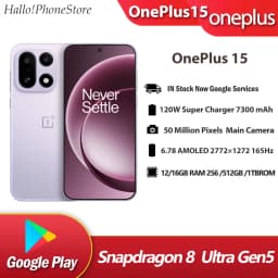 NEW Unlocked OnePlus 15 5G Snapdragon 8 Elite Gen 5 6.78 inch 165Hz AMOLED 7300mAh 120W SUPERVOOC NFC OTA 50MP Google ColorOS16