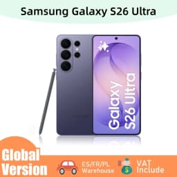 Samsung Galaxy S26 Ultra European Version 512Gb Android 5g Smartphone 200Mp Camera 6.9" Amoled Ltpo Display 12Gb Ram 5000Mah Battery Snapdragon 8 Elite Gen 5 Processor 25W Fast Charging Dual Sim Support