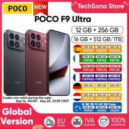 Global Version POCO F9 Ultra 5G Smartphone Snapdragon® 8 Elite Gen 5 6.9' 185Hz Ultra-bright AMOLED Display 8050mAh (Typ) Battery 100W HyperCharge NFC IP68