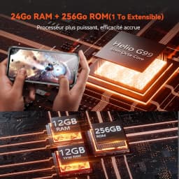 [Shipping From Poland] Cubot KingKong 9 24GB(12+12)+256GB Rugged Smartphone 10600mAh(33W) 6.58"FHD+, 100MP+24MP Night Vision, Shockproof/Waterproof