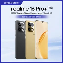 realme 16 Pro Plus 5G Smartphone Snapdragon 7 Gen 4 Chipset 200MP Wide-angle Camera 6.8" 144Hz AMOLED Display