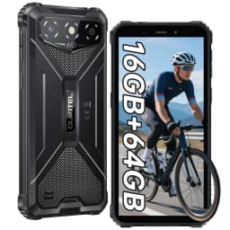 OUKITEL G3 Rugged Smartphone Unlocked -16GB+64GB/1TB TF 6” HD Display IP68/IP69K Rugged Android Phone,6300mAh Large Battery, 13MP Main Camera + 5MP Front Camera, Face ID, Dual SIM, 3.5mm Headphone Jack, Outdoor Industrial Unlocked Mobile Phone