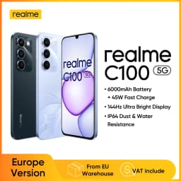 realme C100 5G Smartphone EU Version MediaTek Dimensity 6300 6.8-inch 144Hz Display 6,600mAh Battery 45W Fast Charging 50MP Rear Camera
