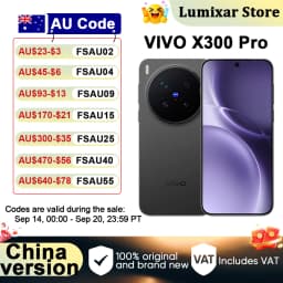 【Ship From AU】Vivo X300 Pro 5G Chinese Version Smartphone Dimensity 9500 6.78” AMOLED 120hz 6510mAh 90W SuperCharge 50MP OIS NFC