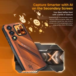 Oukitel WP66 Ultra-slim Rugged Smartphone, 36GB(12+24) RAM+512GB ROM, Dual Screen with Auxiliary Secondary Display, Dimensity 7000 5G Chipset, 6.6" FHD+ 120Hz Screen, 11000mAh Big Battery, 100MP Main Camera, 33W Fast Charging