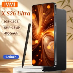 IVMI New XS26 Ultra Smartphone 16GB ROM Android10.0 Wifi Dual SIM Standby Play Store 4G Network 6.9"Smart Mobile Cellphone