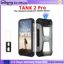 Unihertz by 8849 Tank 2 Pro Smartphone 5G Built-in 120LM Projector Phone 24GB RAM 512GB ROM 23800mAh G99 Android 14