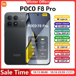 Poco F8 Pro 5g Smartphone Snapdragon ® 8 Elite 6.59'' Inch 120Hz Hyperrgb Amoled Display 6210Mah 100W Charging 50Mp Nfc