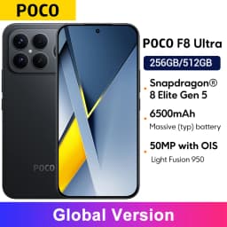 POCO F8 Ultra Global Version Snapdragon 8 Elite Gen 5 NFC 50MP camera 6.9" 120Hz display 6500mAh battery Smartphone