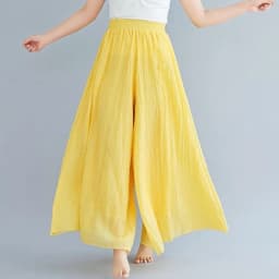Baggy Cotton Linen Culotte Pants Women Casual Wide Leg Pantalones Summer Candy Color Sweatpants Ankle-length Straight Trousers