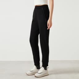 K2570L In Stock Winter High Quality Luxury Women's Clothing 80% Long Staple Cotton Sweatshirt Trousers