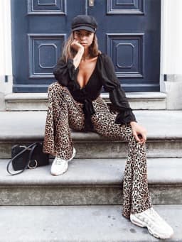 high waist leopard print flare leggings 2025 autumn winter women fashion sexy bodycon trousers club pants