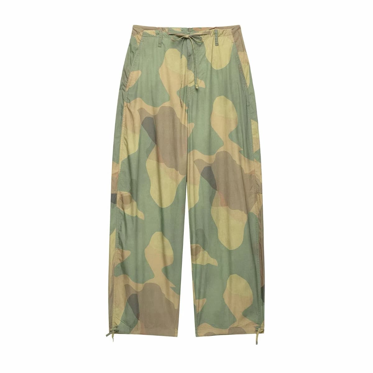 Women's Tie dye Cargo Pant With Lace Trousers With Hight Casual Loose Pant Streetwear Fashion Chic Pant Woman 2026 zanban Pant