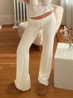 Casual Solid Basic Pants Y2K Chic Floor Length Bottoms Vintage Aesthetic Mid Waist Drawstring Straight Trousers