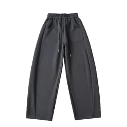 Street Sle High Waist Wide Leg Sport Pants Women's Casual Loose Straight Leg Trousers Coffee Color Trendy Spring Autumn
