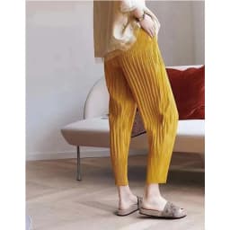 Miyake Fashion Classic Versatile Carrot Pants Loose High Elasticity Folded Small Legged Haren Pants for Women