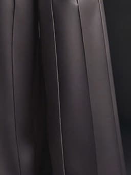 UOOZEE Women's Faux Leather Pleated Wide Leg Pants Solid Color High Waist Oversized Trousers Club Party Night Out Bottoms 2026