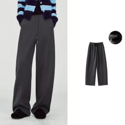 TOYOUTH Women Sweatpants 2026 Winter New Fleece‑Lined Warm Seam‑Detail Casual Long Bottoms