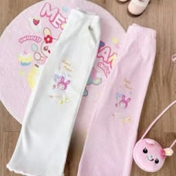 Japanese Lolita Style Corduroy Pants Women Sweet Kawaii Cartoon Embroidery Casual Y2k Trousers Harajuku Subculture Sweatpants